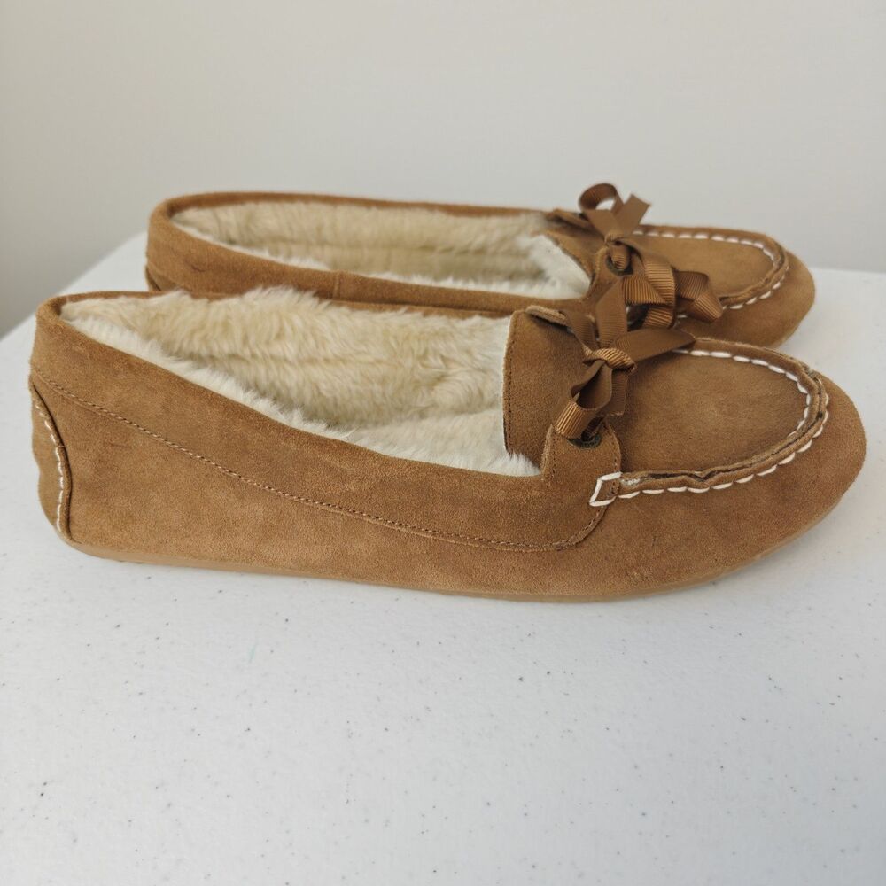 Sperry Women's Moccasin Slippers 9 Clean Comfy House Shoes